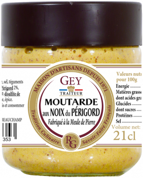 Moutarde aux noix du Perigord 200gr