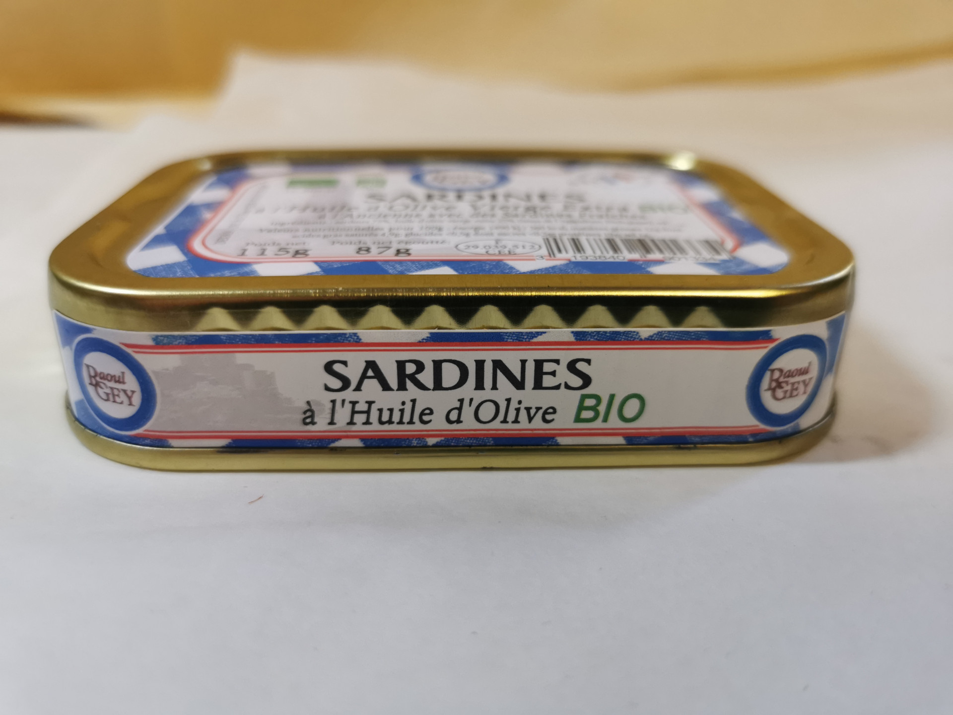 Calorie Sardine A L Huile D Olive Sardine à l'huile d'Olive Vierge Extra BIO - Au Bouquet Garni
