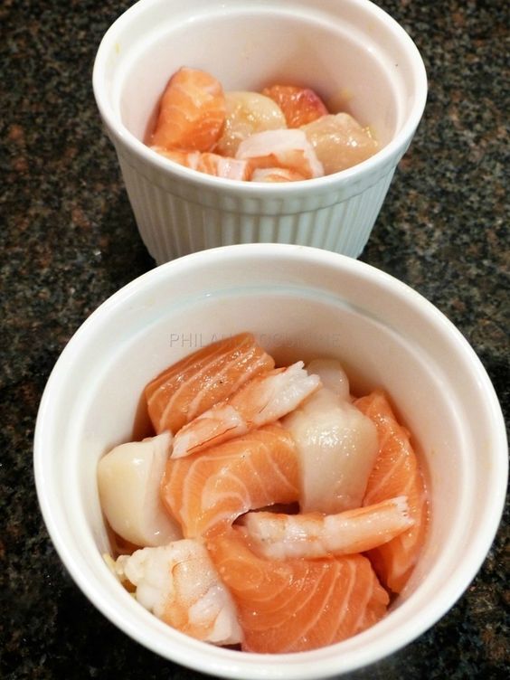 Cassolette poisson verrine