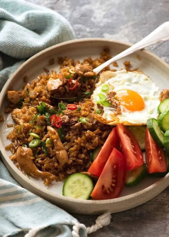 Nasi goreng facile