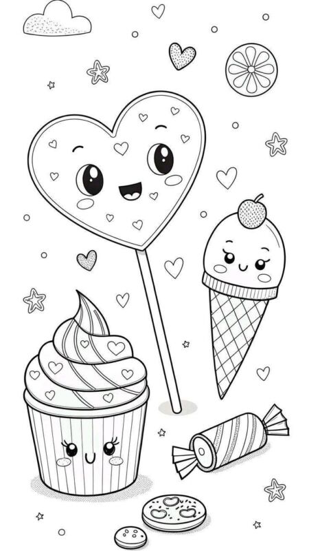 Dessin bonbon enfant