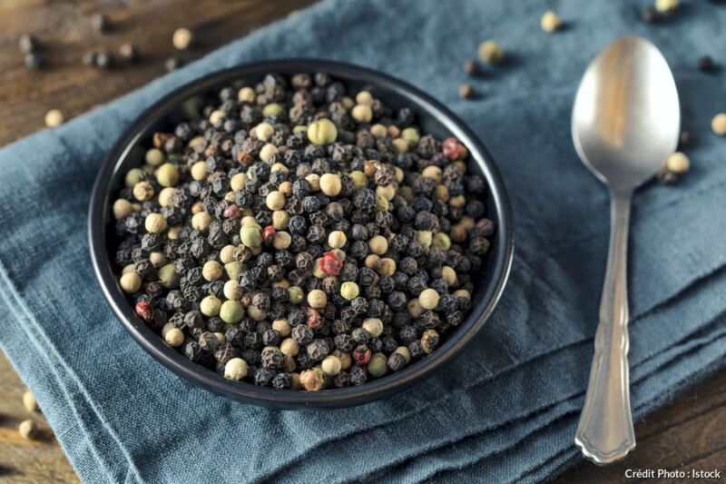 Variétés poivre du monde