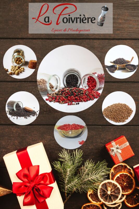 Variétés poivre du monde