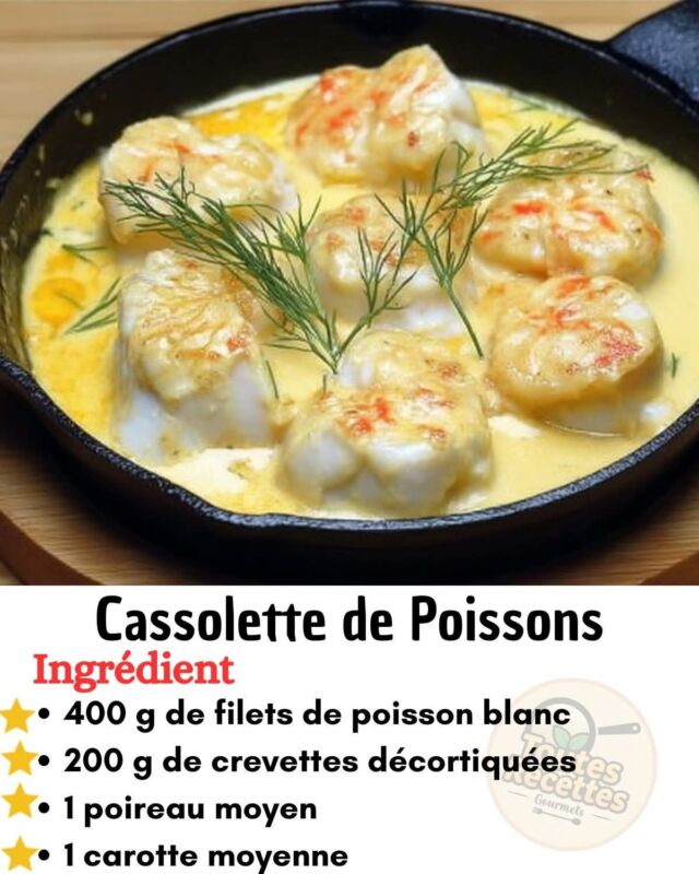 Cassolette poisson verrine