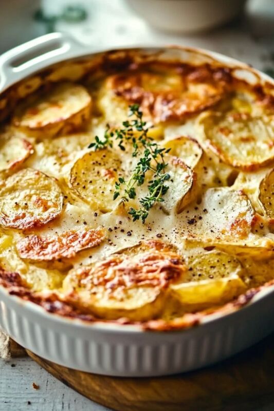 Pomme de terre Amandine plat