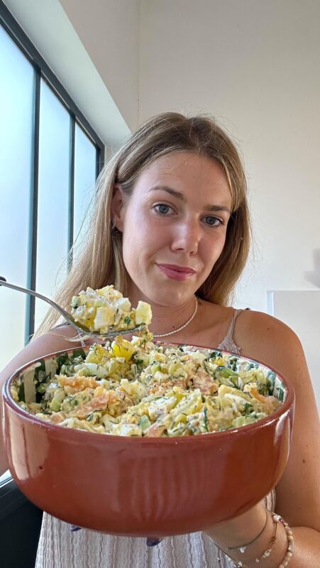 Pomme de terre Charlotte salade