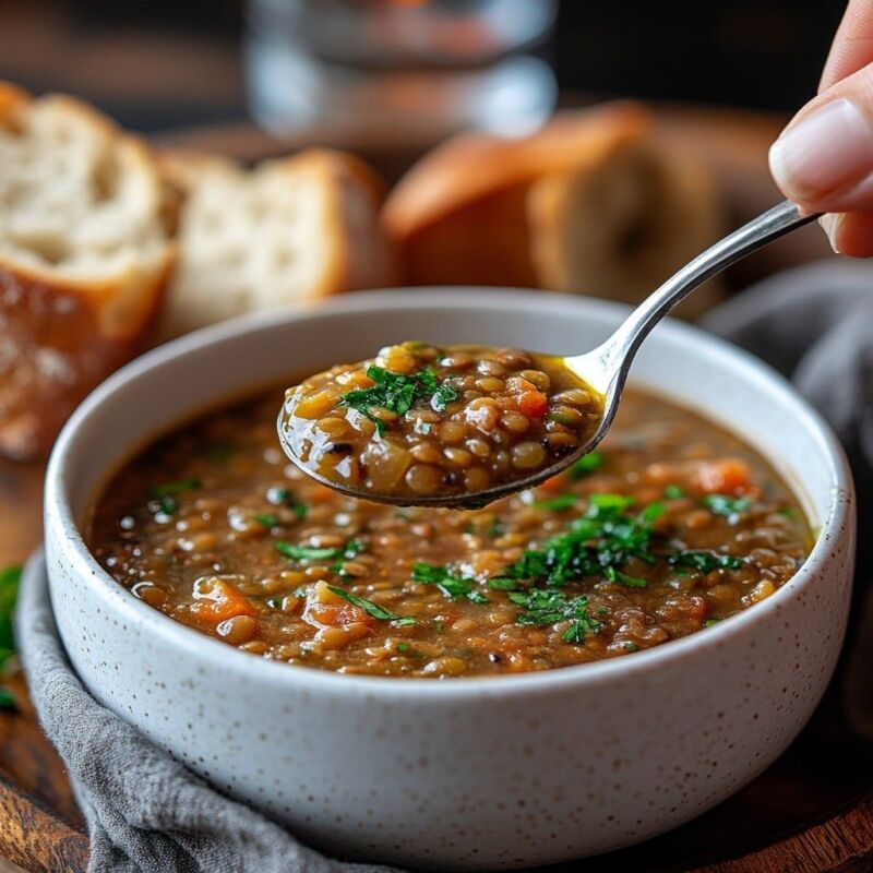 Préparation lentilles corail savoureuse