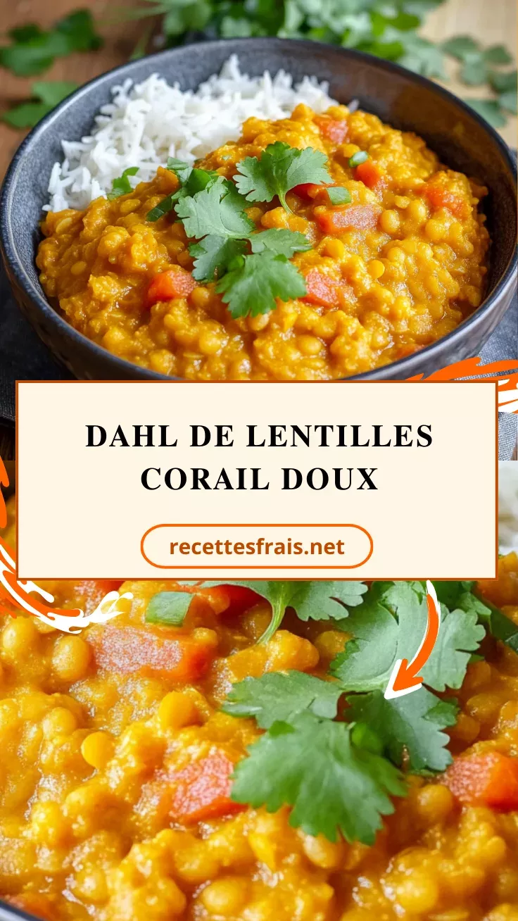 Lentilles corail recette savoureuse