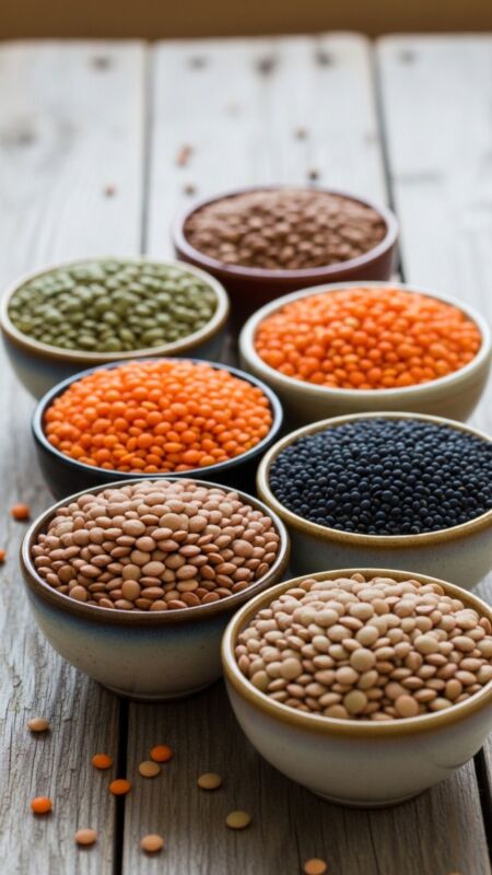 Temps idéal lentilles vertes