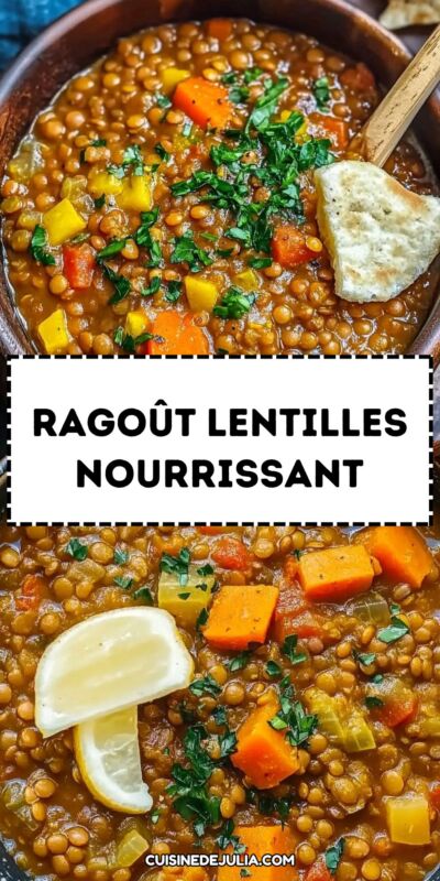 Préparation lentilles vertes Puy