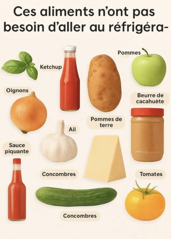 Tableau fraîcheur aliments PDF