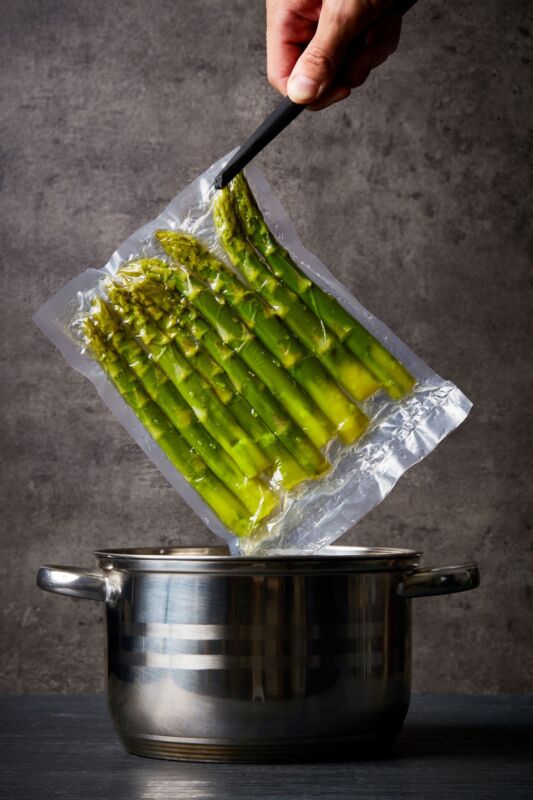 Aliments sous vide maison