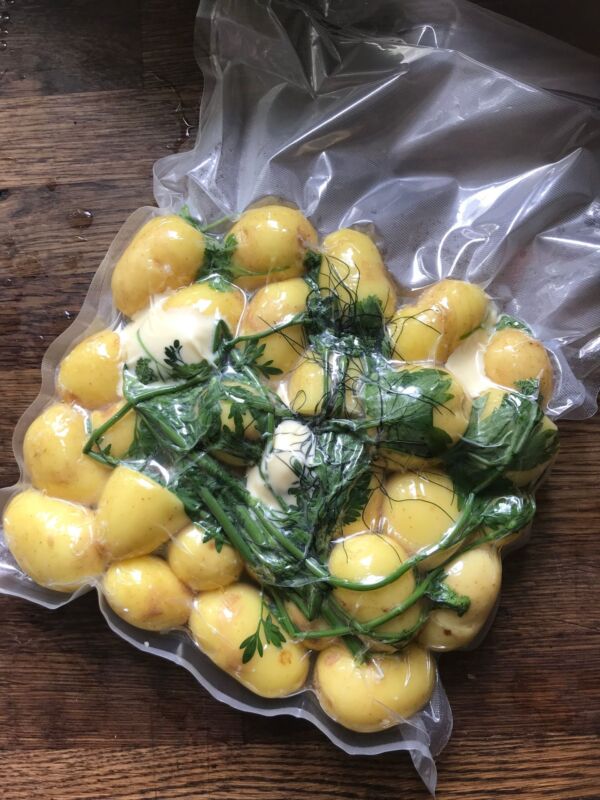 Aliments sous vide maison