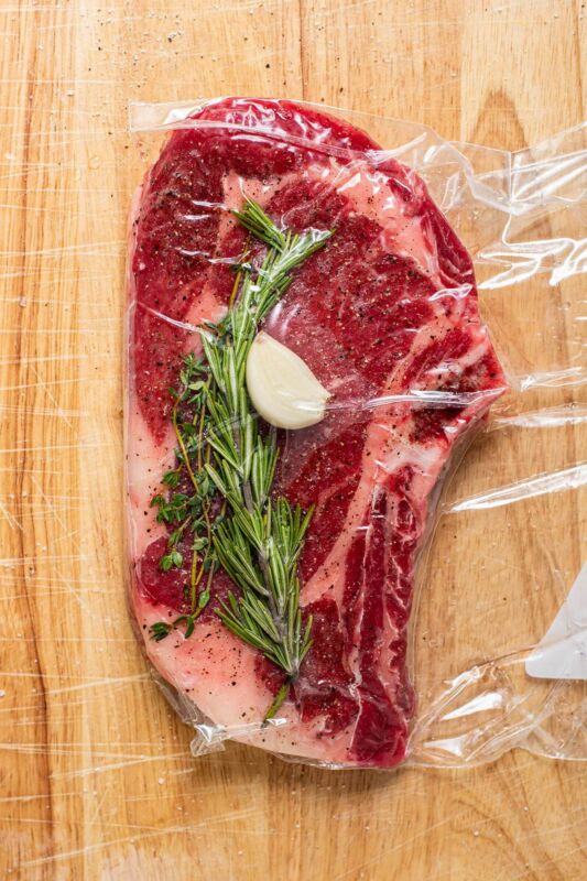 Conservation sous vide aliments