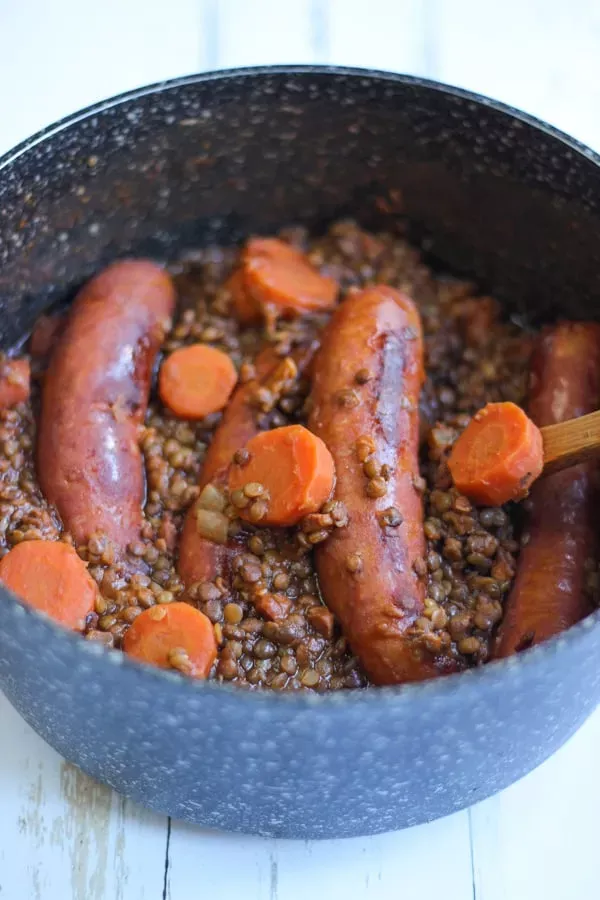 Cuisson rapide des lentilles