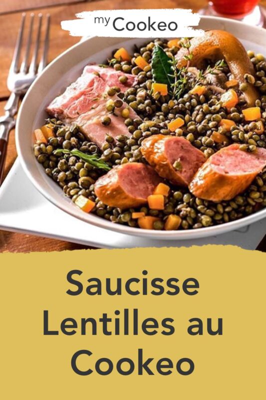 Lentilles au Cookeo rapide