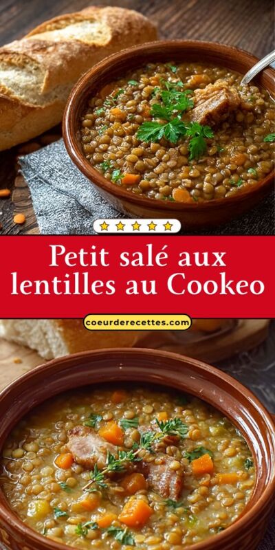 Texture parfaite lentilles Cookeo