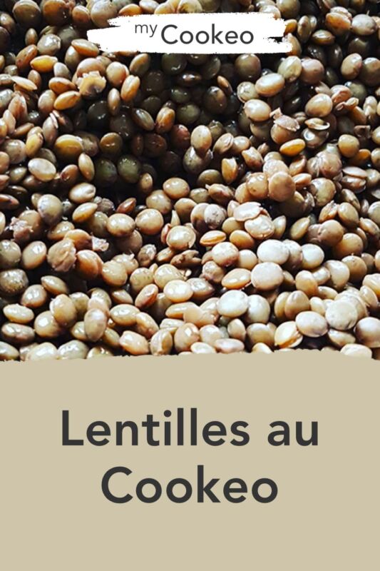 Lentilles au Cookeo rapide