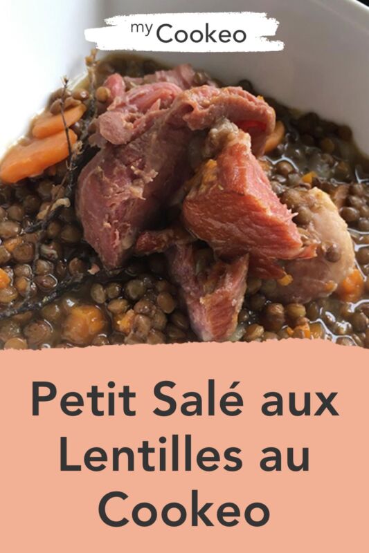 Texture parfaite lentilles Cookeo