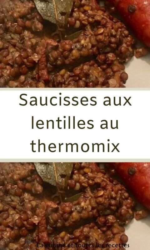 Cuisson optimale lentilles Thermomix