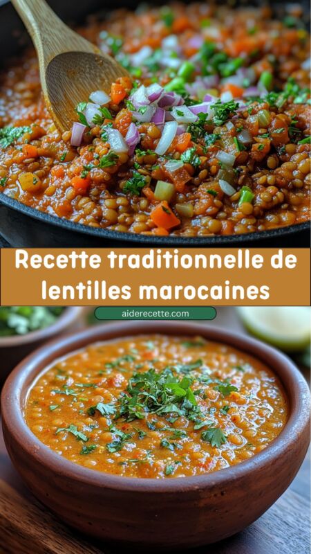 Texture lentilles brunes cuisson