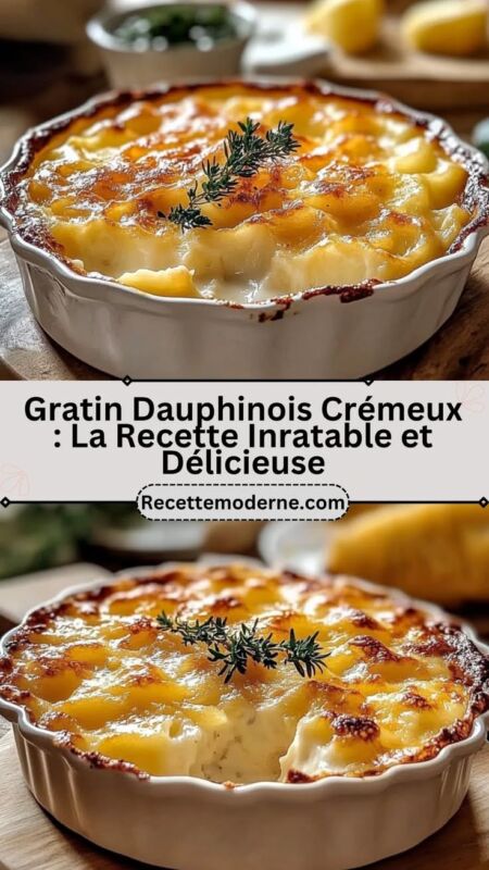 Pommes de terre savoureuses gratin