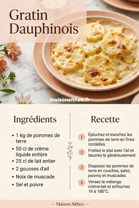 Pomme de terre gratin dauphinois