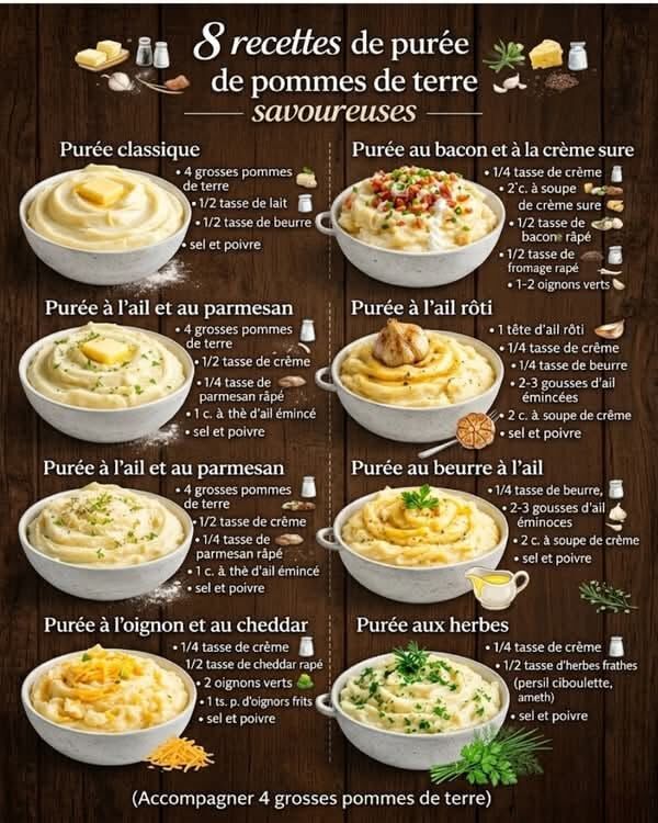Meilleure variété pour purée