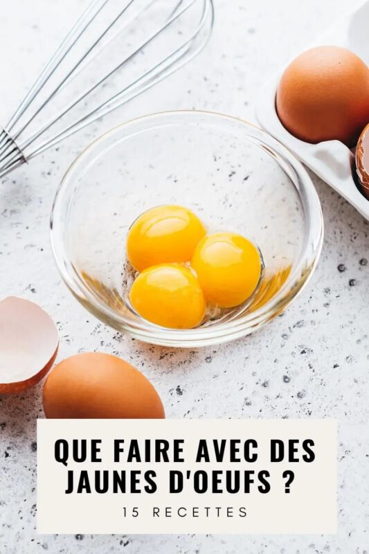 Composition du jaune d'œuf
